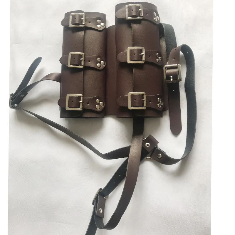 Средневековый рыцарь Сзади Двойной ножны плечевой ремень держатель меч скаббард