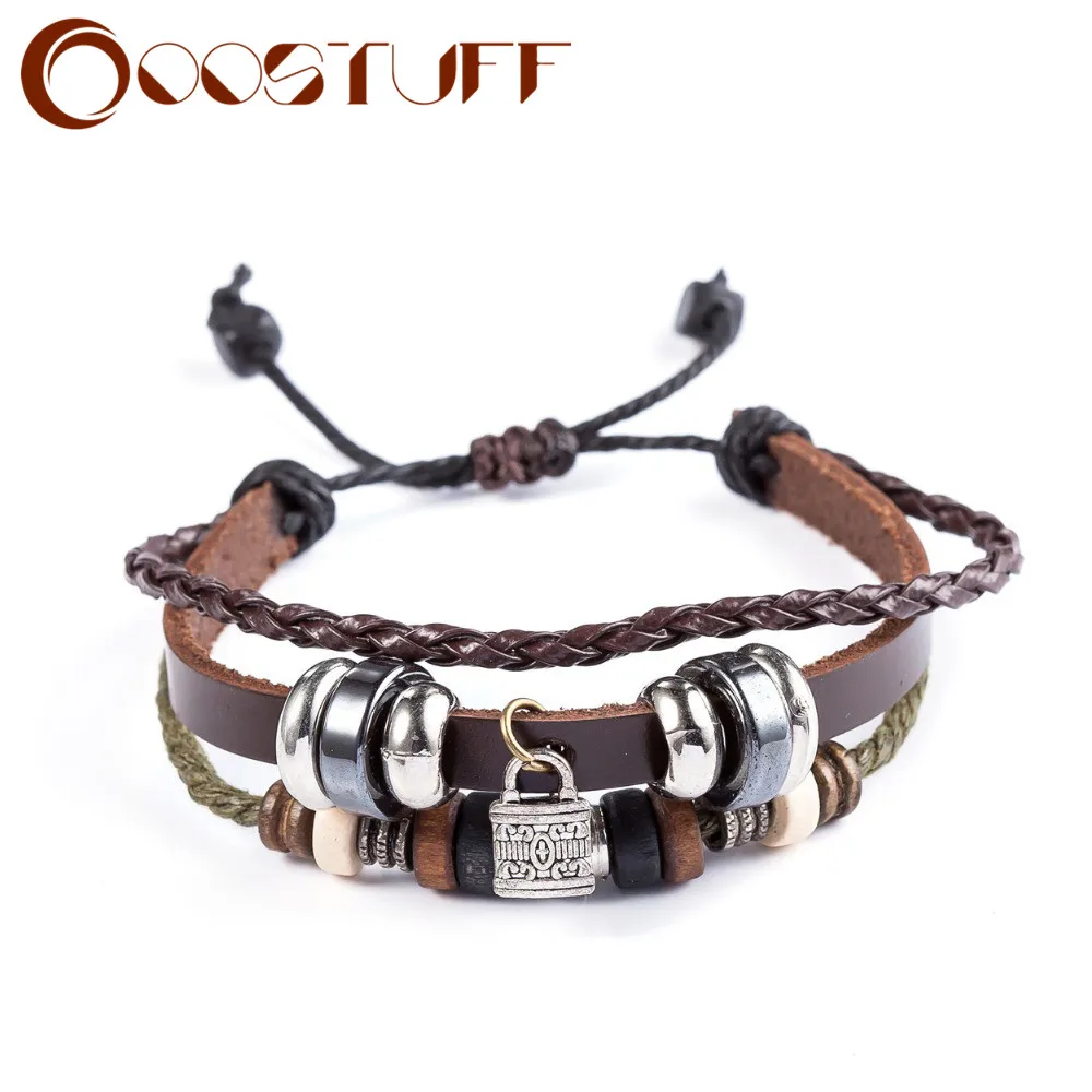 Кожаные браслеты для женщин и мужчин модель 2022 года мужской браслет с подвеской