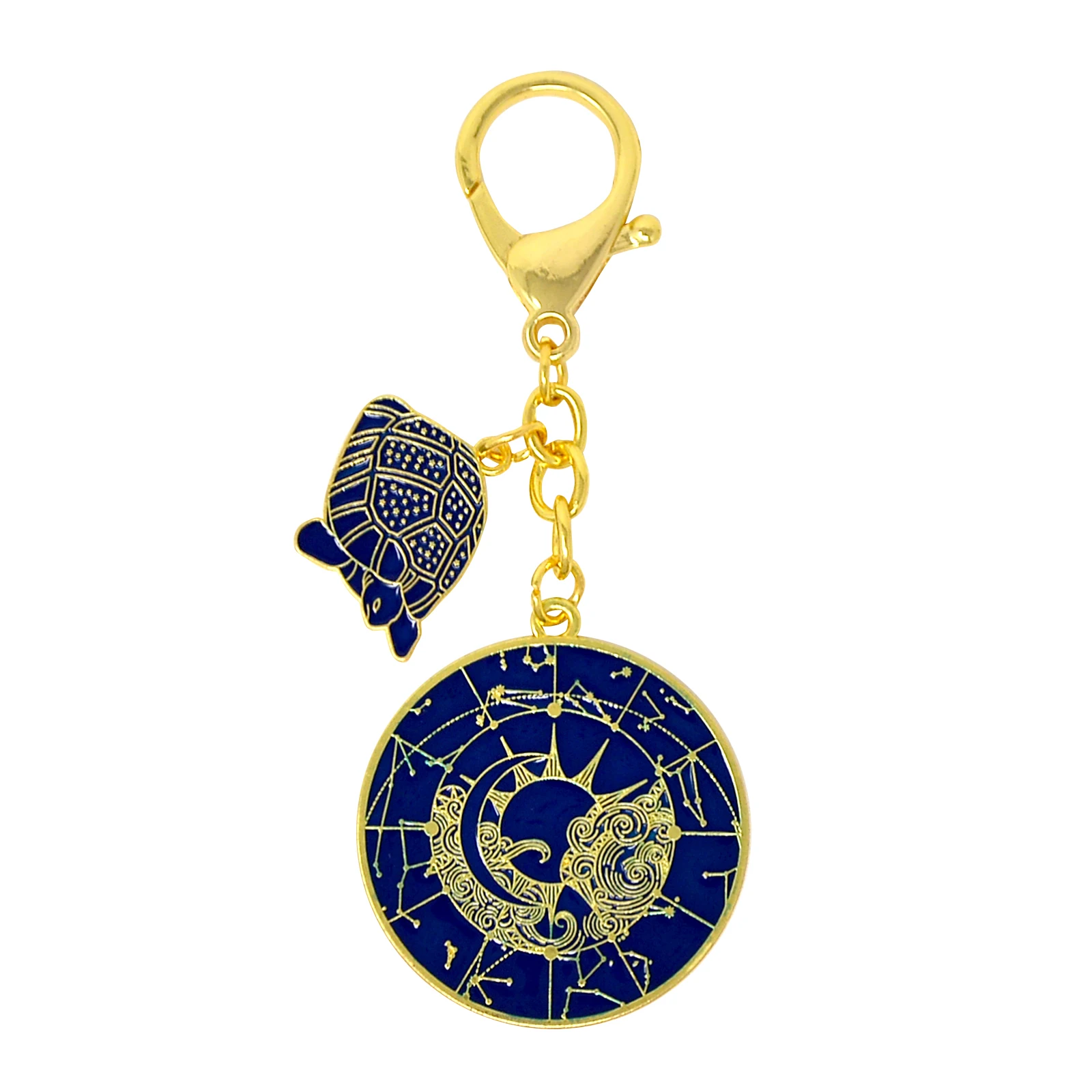 

Black Tortoise Lunar Mansions Harmonizing Amulet Keychain W4964