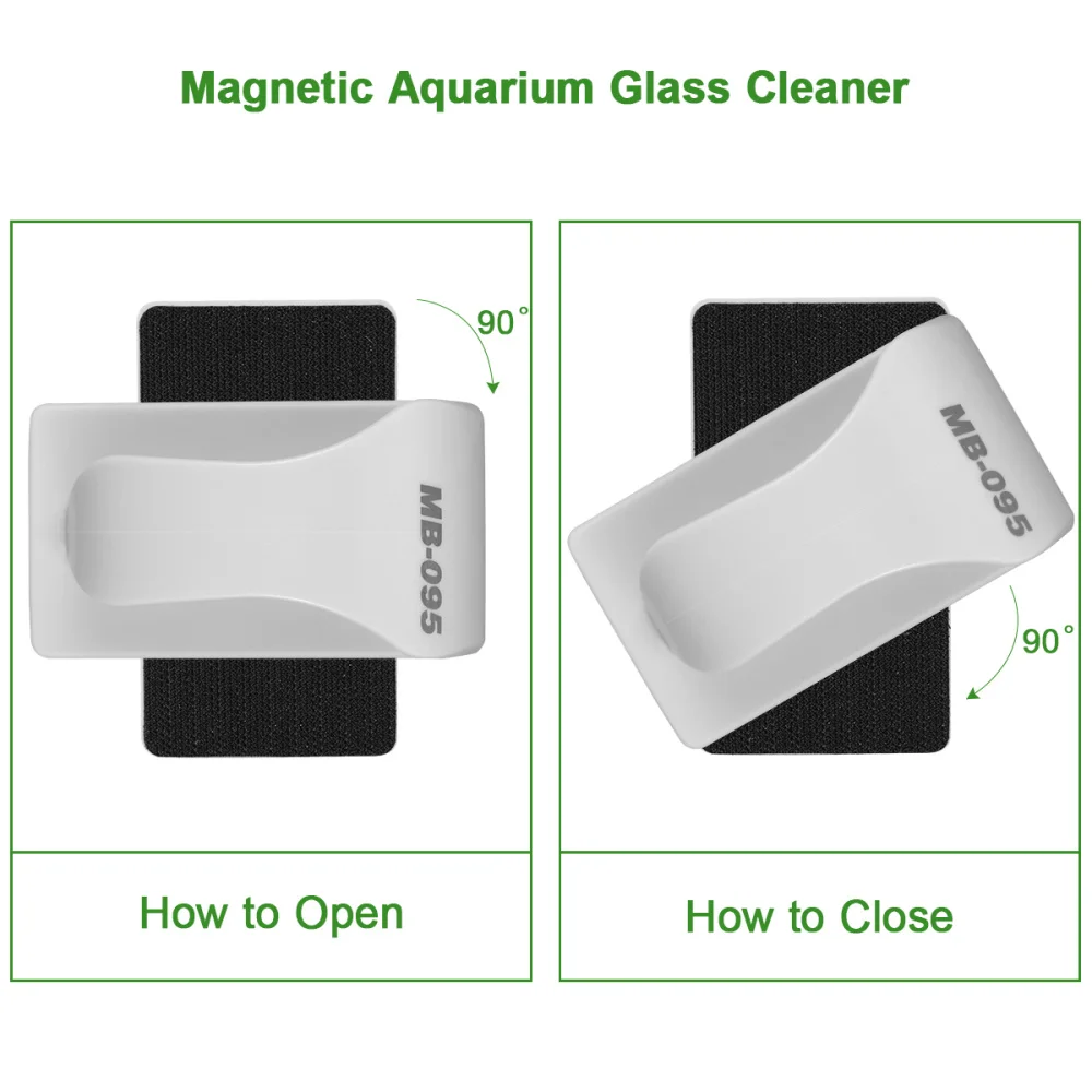 

MB-085 Magnetic Aquarium Glass Cleaner Fish Tank Scrubber Aquatic Floating Clean Brush