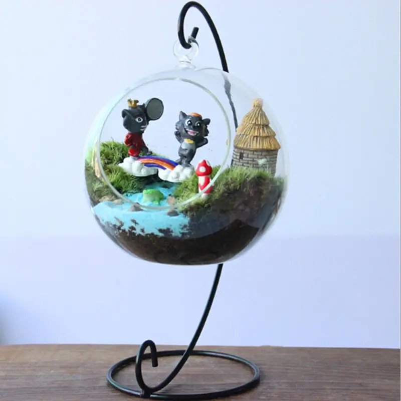 1 шт. подвесной кронштейн подставка свадебный подсвечник стеклянный шар