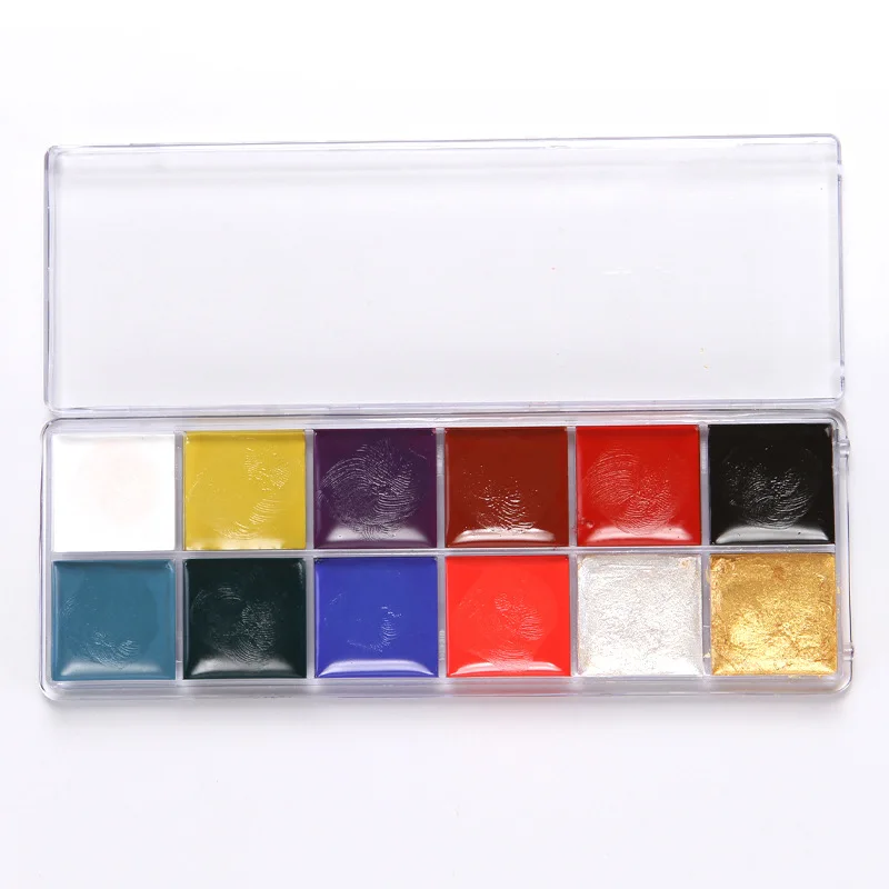 

12-color Body Painting Oil Paint Environmental Protection Christmas Halloween Makeup Face Makeup Body Oil Paint
