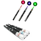 Лазерная ручка зеленого, красного, фиолетового цветов, 5 мВт, 532 нм