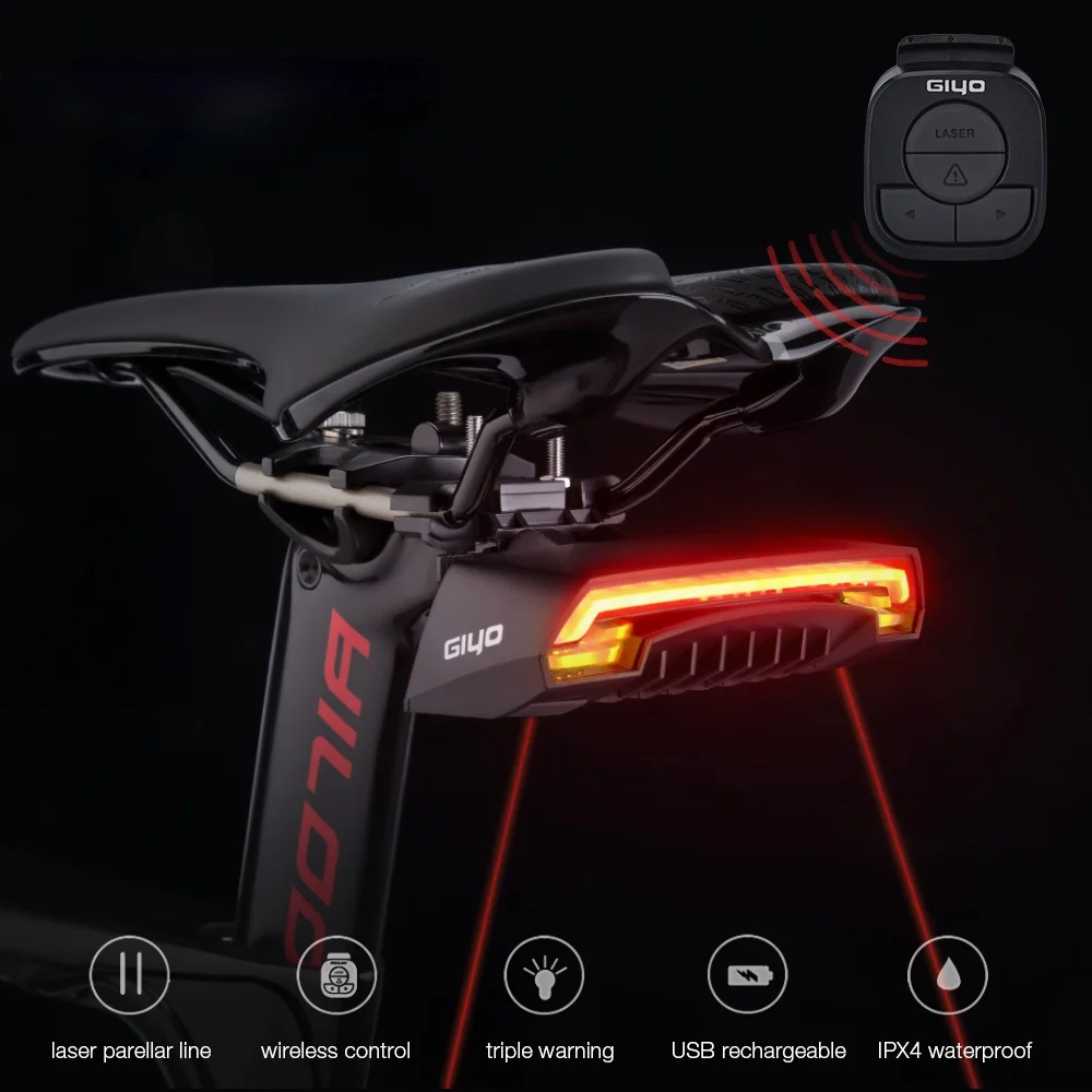 

Battery Pack Bicycle Light USB Rechargeable Mount Bicycle Lamp Rear Tail Light Led Turn Signals Cycling Light Bike Lantern