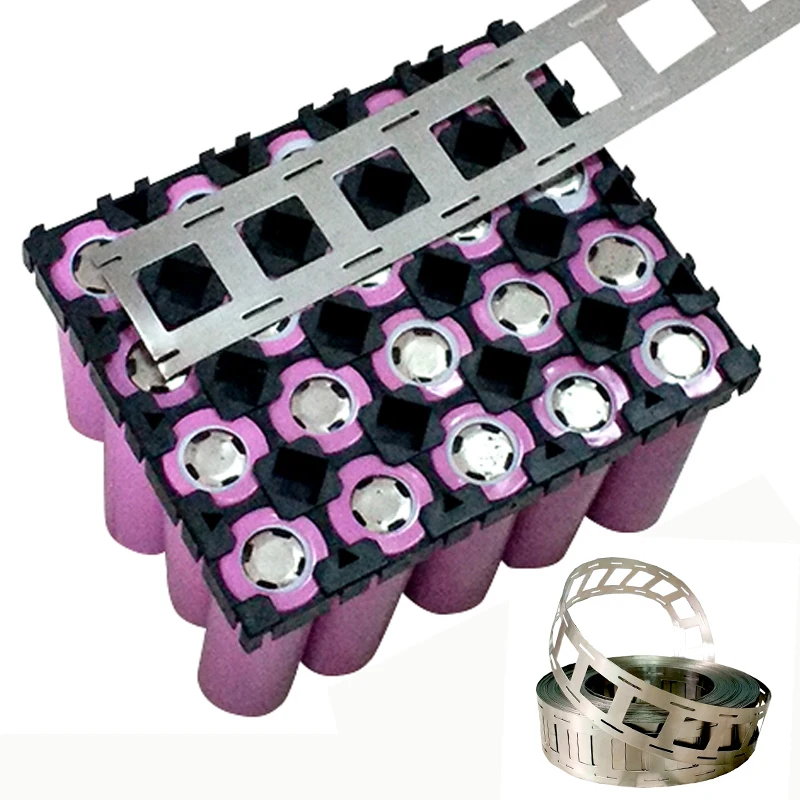 Ремень из чистого никеля 1 м 2P никелевая полоса для литий-ионных батарей 18650