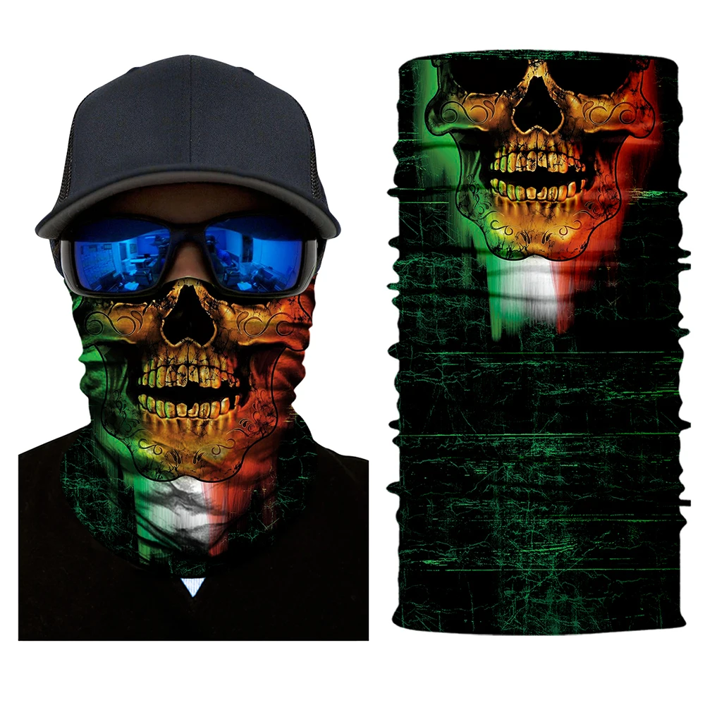 

Motorbike Cool Skull Face Mask Scarf Ski Snowboard Bike Motorcycle Face Protective Helmet Neck Warm Outdoor Cycling Mask