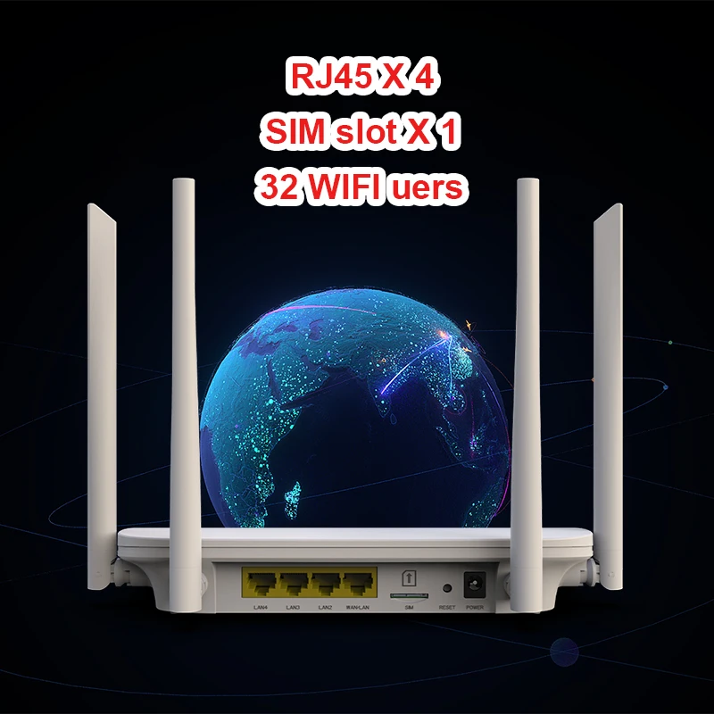 LC116 LTE CPE 4G Wi Fi роутер SIM карта точка доступа CAT4 32 пользователей RJ45 WAN LAN беспроводной