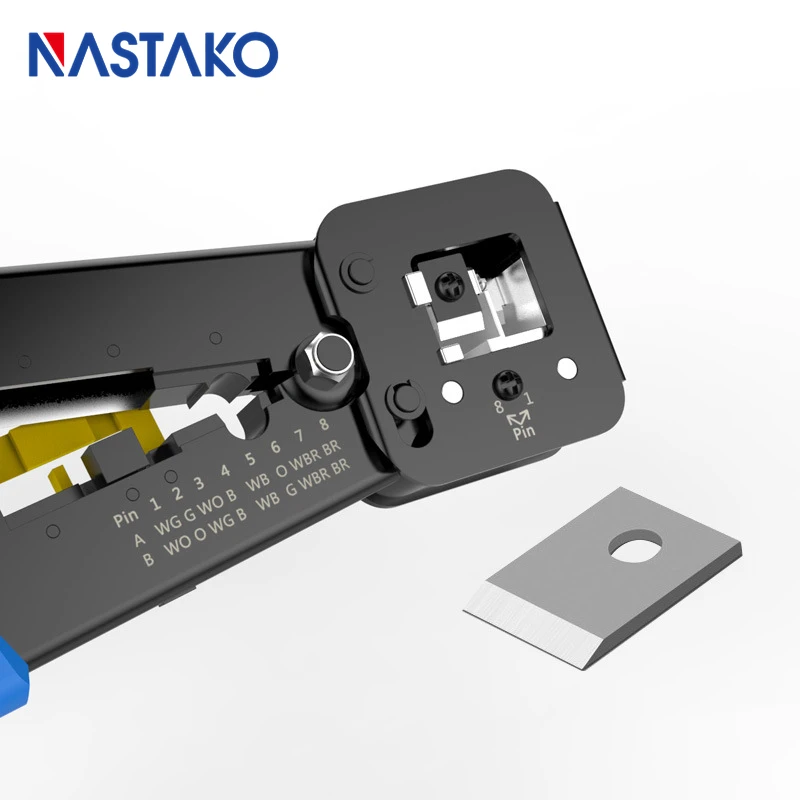 Простые инструменты для обжима rj45 только 10 лезвий RJ45 сетевые Обжимные Щипцы в