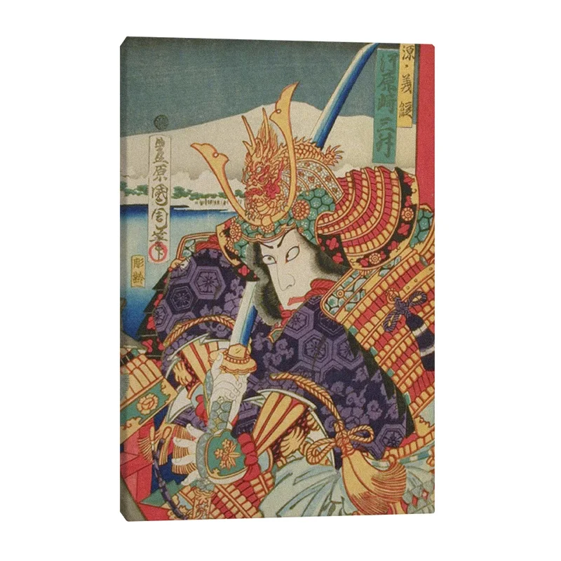 

Ukiyo-e Japanese Samurai Vintage Wall Art Canvas Decoration poster prints for living room Home bedroom decor Painting