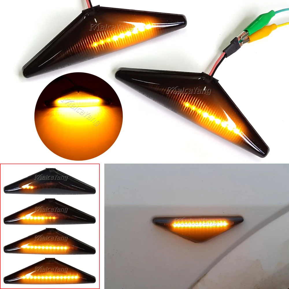 

1 Pair Led Dynamic Side Marker Turn Signal Light For Ford MONDEO 2000-2007 MK3 FOCUS MK1 1998-2004 Sequential Blinker Light