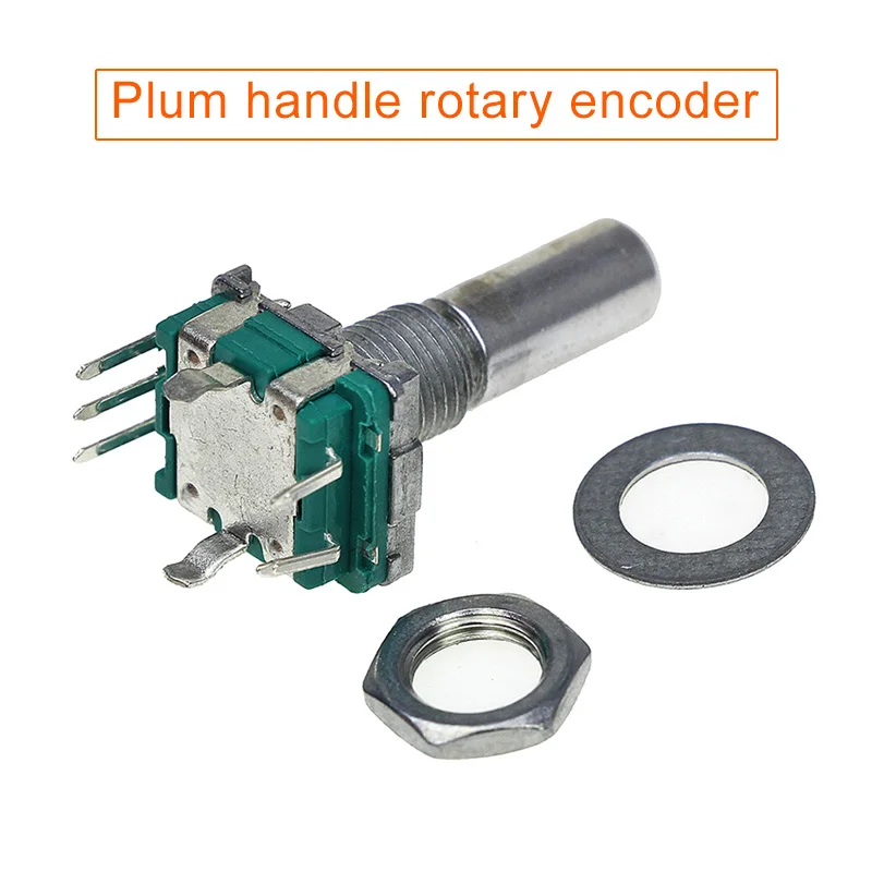 

1/2/5 шт. вращающийся энкодор Слива ручка цифровой потенциометр с переключателем EC11 @ M23