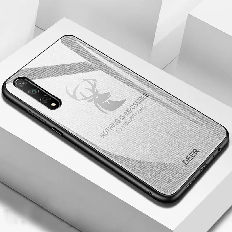 Чехол из закаленного стекла с изображением оленей травы для huawei Honor 20 S 20 s мягкий силиконовый Жесткий Чехол для huawei Honor 20 S 20 s