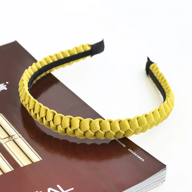 2020 винтажная плетеная повязка на голову с ободком Женская аксессуары для волос