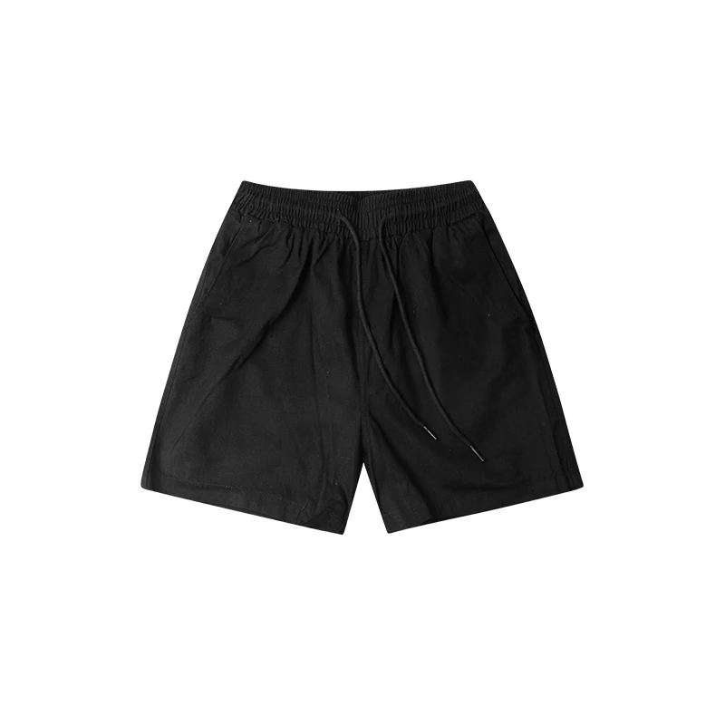 

Sports Shorts Women Summer 2020 Elastic Waist Beach Party Casual Shorts Loose White Black Drawstring Cargo Shorts Cotton