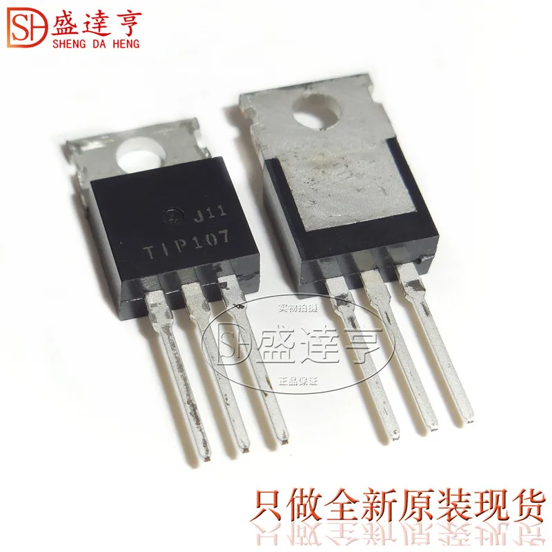 10 шт./лот TIP107 8A 100V 80W TO-220 транзистор новая Оригинальная фотография
