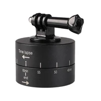 time lapse camera mount panning rotating compatible for gopro360 motorised pan panoramic tripod head variable speed