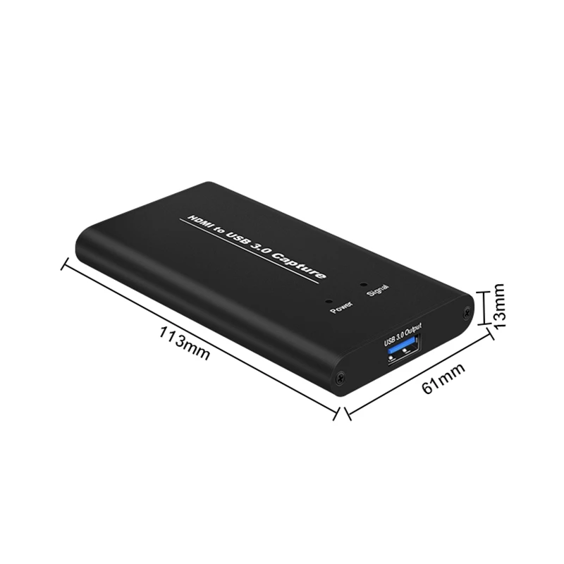 4K HD HDMI к USB захватывающая коробка Бесплатный привод видео карта мобильная игра