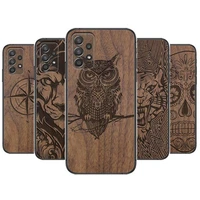 natural wood texture pattern phone case hull for samsung galaxy a70 a50 a51 a71 a52 a40 a30 a31 a90 a20e 5g s black shell art ce