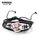 Кожаные браслеты с рисунком из аниме Токийский мстители