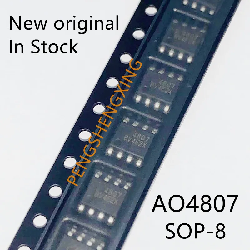 

10 шт./лот AO4807 4807 SOP8 6A 30V новый оригинальный точечный горячая распродажа