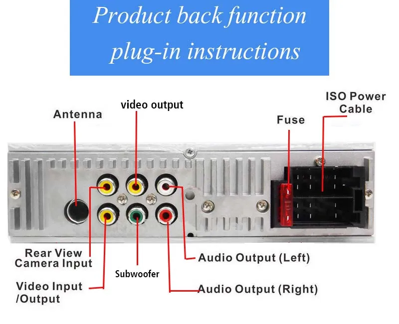 Автомобильный мультимедийный MP5-плеер Mirrorlink Авторадио 1 Din Bluetooth сенсорный экран