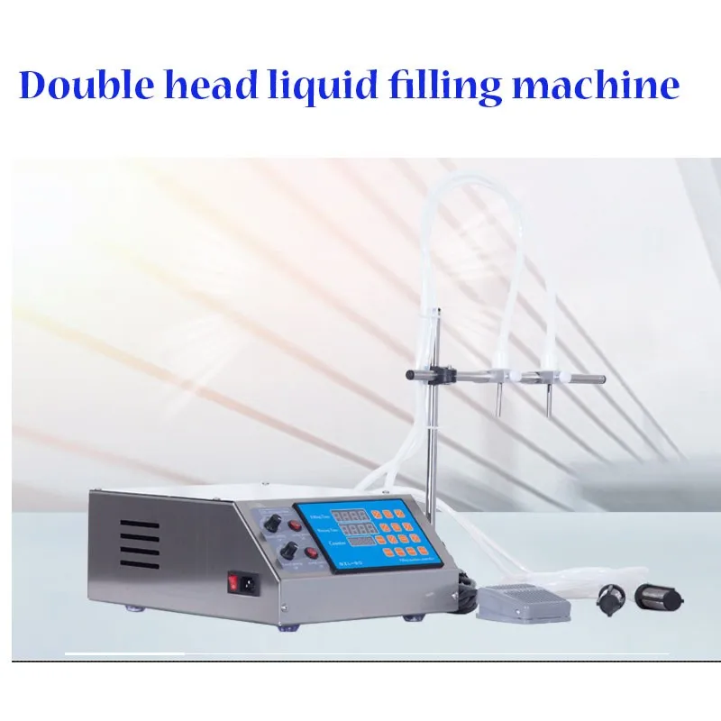 3-4000ml Double-head Liquid Cnc Filling Machine Perfume Mineral Water Juice Oil Machine110v~220v | Бытовая техника