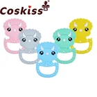 Coskiss, милый силиконовый Единорог, 1 шт., бусины сделай сам без бисфенола А, силиконовый моляр, игрушка-животное, силиконовый моляр, фотоэлемент