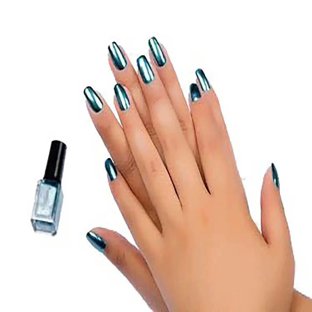 color 3 Женский косметический эффект зеркальных ногтей лак для ногтей мягко нанесен на поверхность ногтей гель лак хромированный ноготь искусство - Цвет: color 3