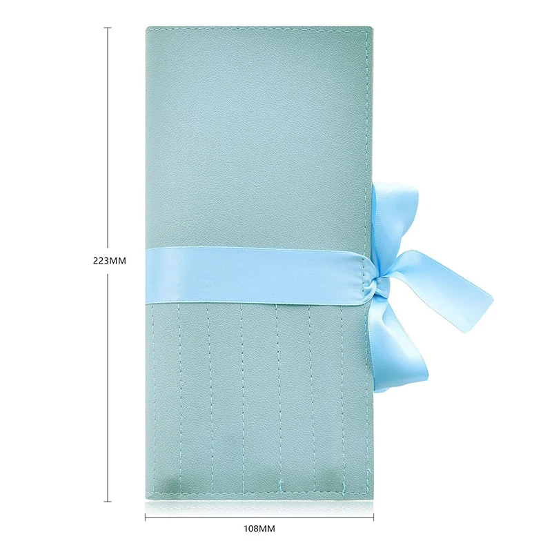 Набор кистей для макияжа Профессиональные Нейлоновые кисточки с синей ручкой