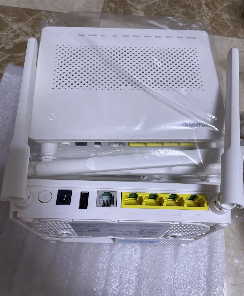 

98% NEW 8PCS HG8546M Gpon WiFi Ont onu second hand 2POTS+4FE+1USB+WiFi modem with English without power