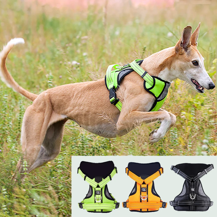 Собака сильные регулируемые ремни нагрудный ошейник для собак Мягкая Прогулка