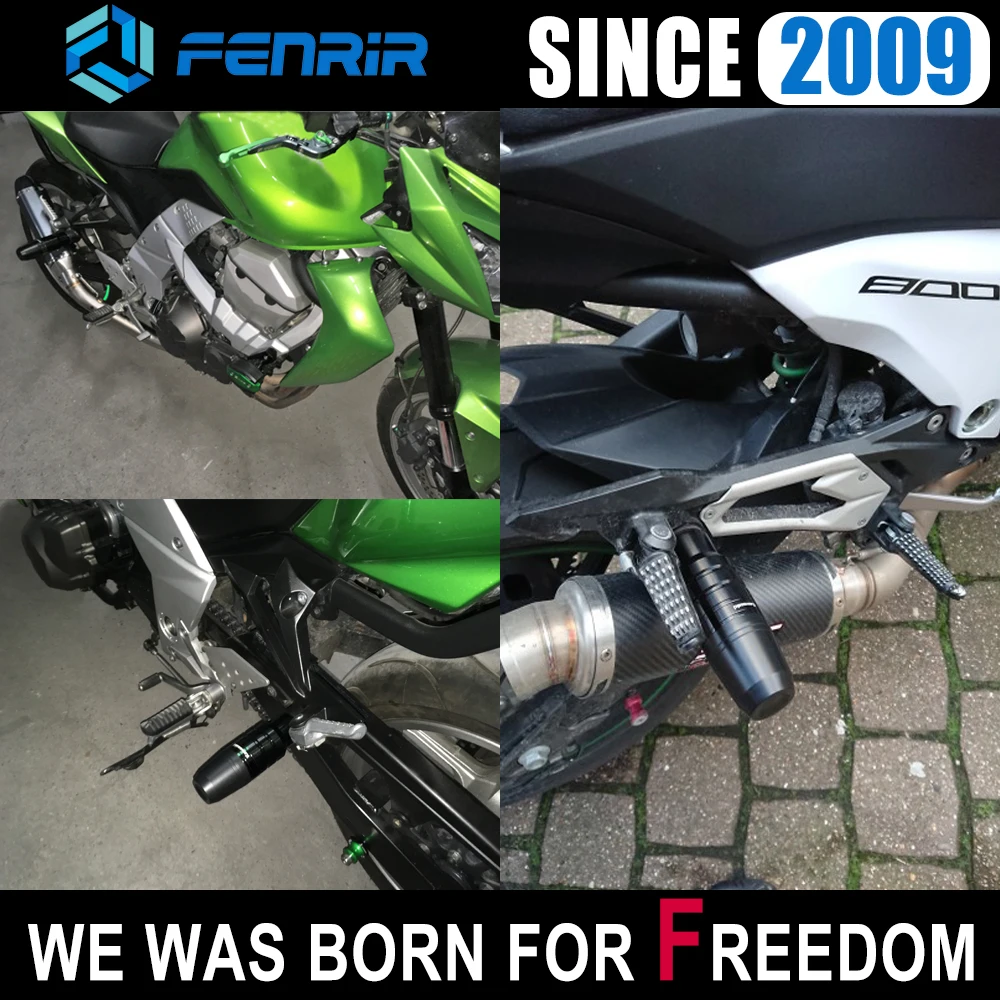 Мотоциклетная нательная защита рамки ползунки защита от падения для Kawasaki Z250 Z300 Z650 Z700 Z750 Z800 Z900 Z1000 Z1000SX ниндзя 250 300