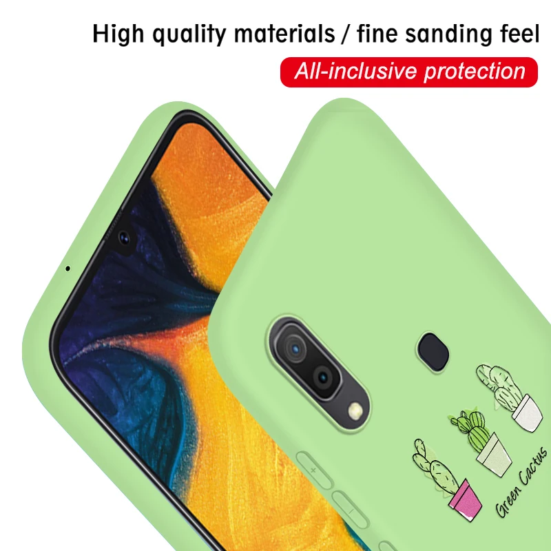 Чехол из ТПУ с узором для samsung Galaxy A50 2019 мягкий силиконовый чехол A30 A70 принтом s on A 30