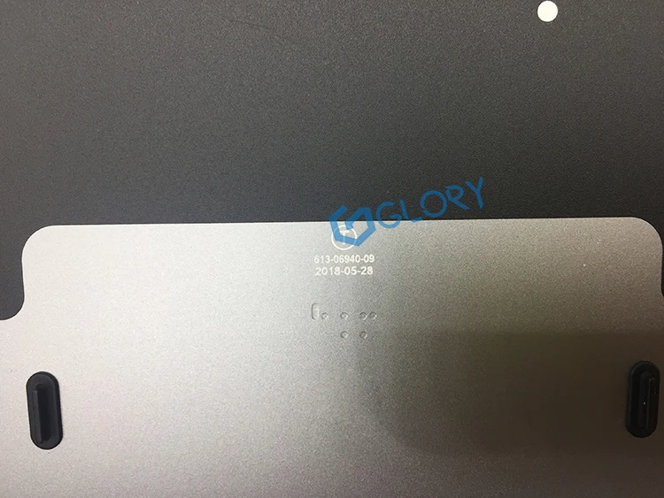 Ноутбук A1989 нижний чехол 613-06940-09 космический серый для Macbook Pro retina 1" A1989 нижний корпус батареи Крышка Mid