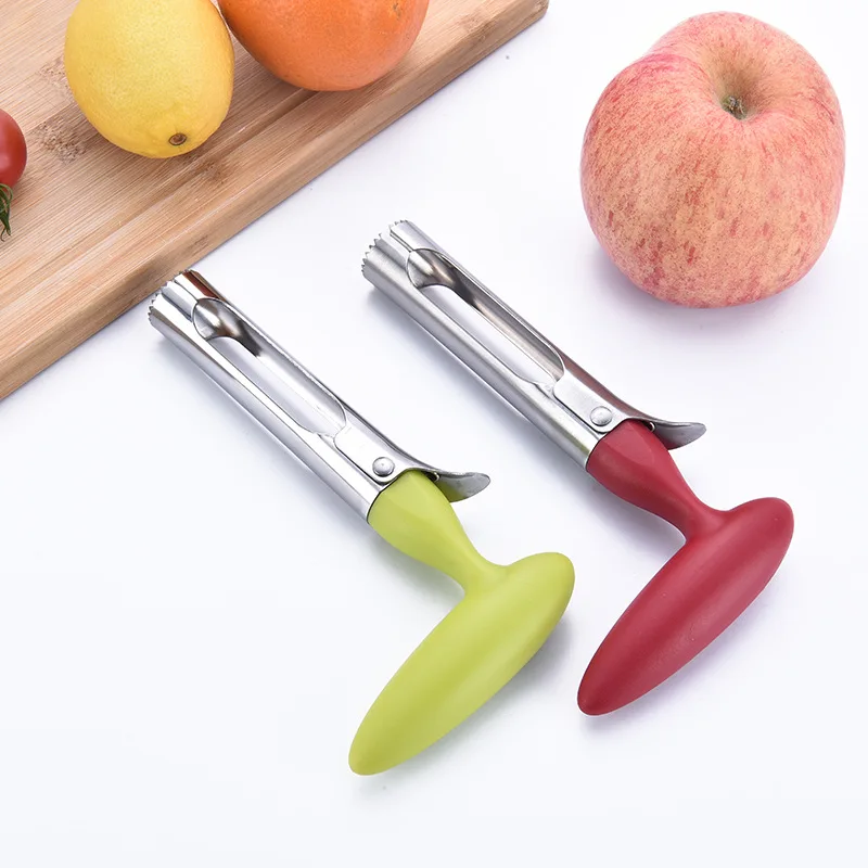 Открытая Закрытая Нержавеющая сталь яблочный корер многоцелевой фруктовый