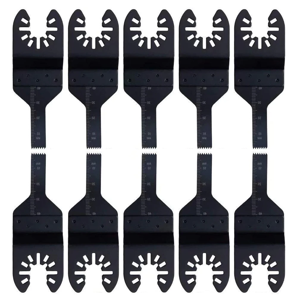 

10pcs 10mm Multi-Function Precision Saw Blade Accessories Oscillating Saw Blades for Renovator Power Wood Cutting Tool Bit
