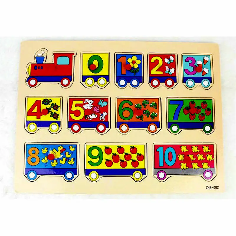 Цифровая или Арабская картина фотография рукоятка доска головоломка Монтессори