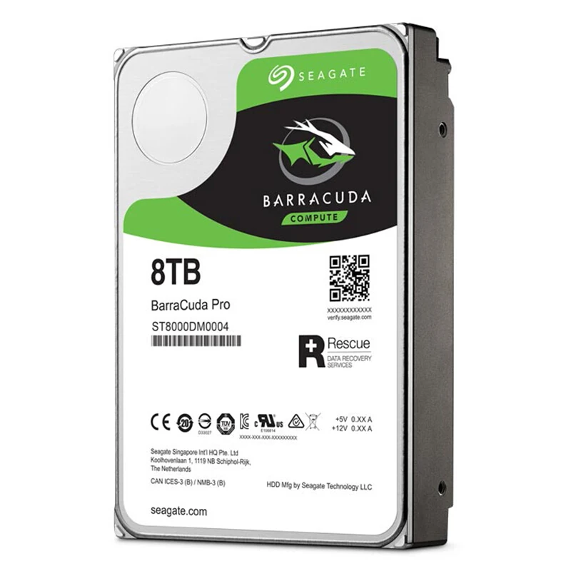 

Seagate BarraCuda 8TB PRO Hard Drive HDD Internal Hard Disk Drive 7200RPM SATA3 6Gb/s 256MB Cache 3.5" Drive Disk for Computer