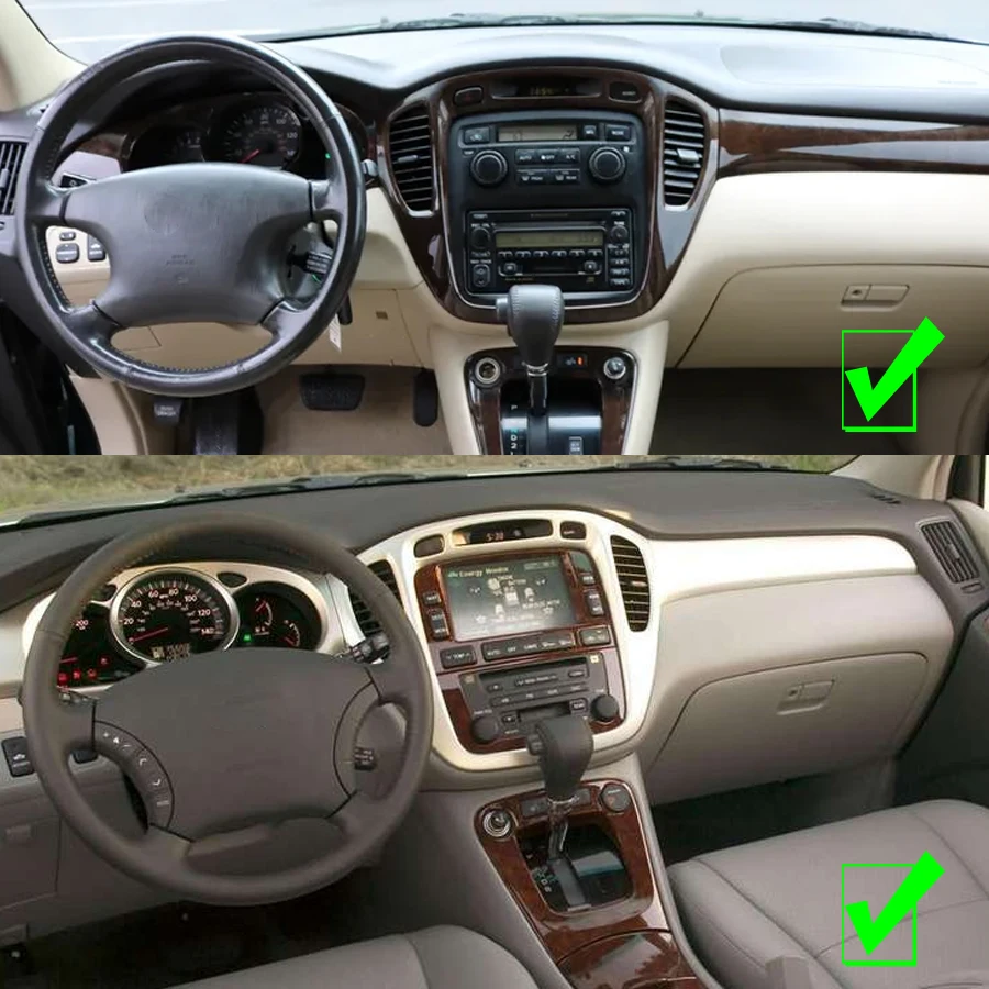Автомобильное радио с экраном 12 1 дюйма Тесла для Toyota Highlander 2005 KLUGER 2003 Android 11 GPS