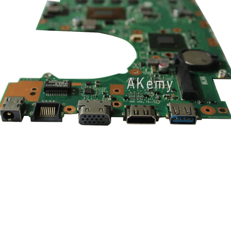 

X402CA Laptop motherboard for ASUS X502CA X402C X502C Test original mainboard DDR3L 4G RAM 2 cores 1007/2117 CPU