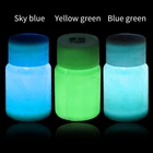 3 вида цветов акриловые Краски светится в темноте золото светящиеся Краски световой флуоресцентный пигмент порошок Краски ing для лака для ногтей, товары для рукоделия