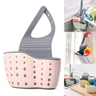 Сливная корзина, держатель для кухонной раковины, для домашнего хранения, регулируемая губка для мыла Shlf висячая дренажная корзина Bag, кухонные аксессуары