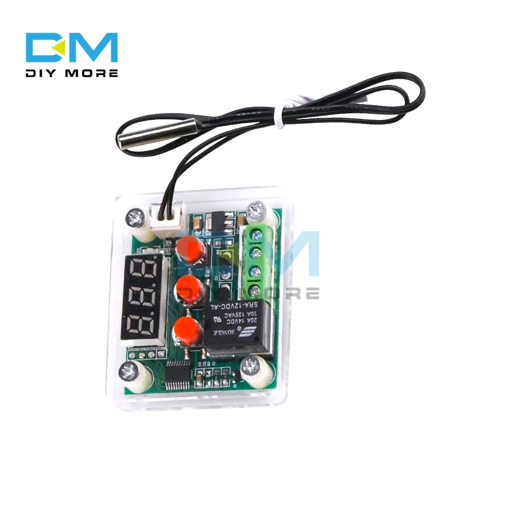 W1209 Digital Thermostat High-precision Temperature Controller Acrylic Shell for Temperature Controller Switch Module Board