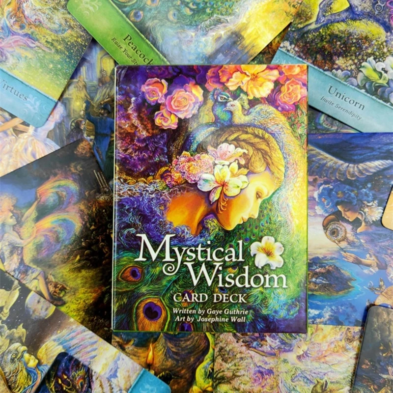 46 Cards Deck Mystical Wisdom Tarot Family Party Board Game English Oracle Card | Спорт и развлечения