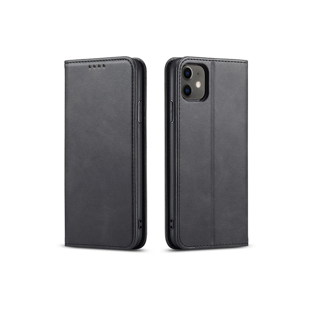 

Leather Flip Phone Cases For iphone 11 Pro Max 12 Pro Mini XR XS 8 X 7 6 6s Plus Luxury Wallet Cards Stand Phone Bags Cover