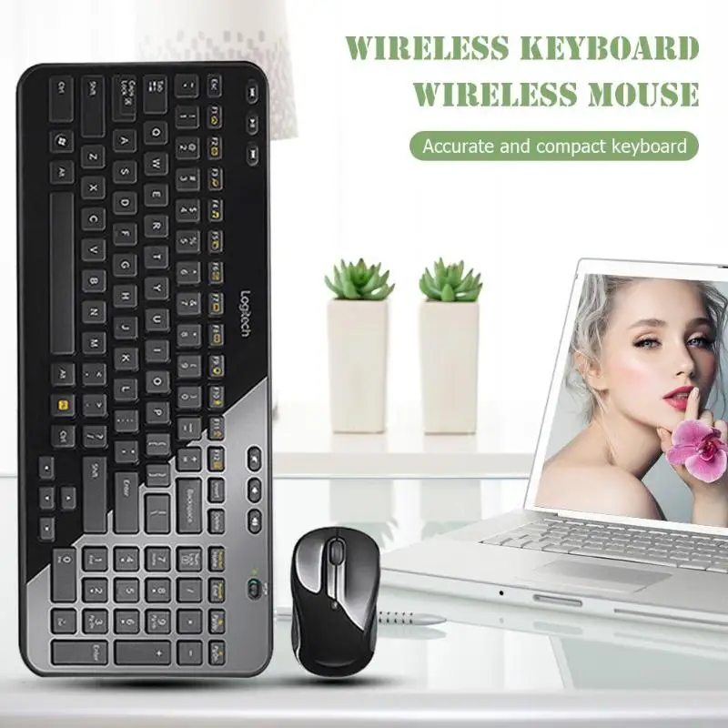 Клавиатура Logitech MK365 мышь комбо USB беспроводной унифицирующий приемник 1000DPI для