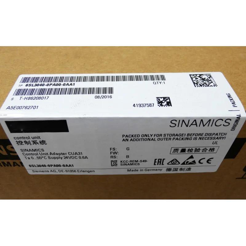 

Warehouse Stock and 1 Year Warranty NEW Control Unit 6SL3040-0PA00-0AA1