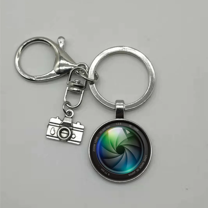 Новинка модный брелок линза для камеры объектив фотографии пара стеклянных
