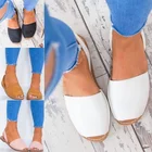 Женские эспадрильи без шнуровки, модные стильные сандалии на плоской платформе, роскошные шлепанцы, лето 2020