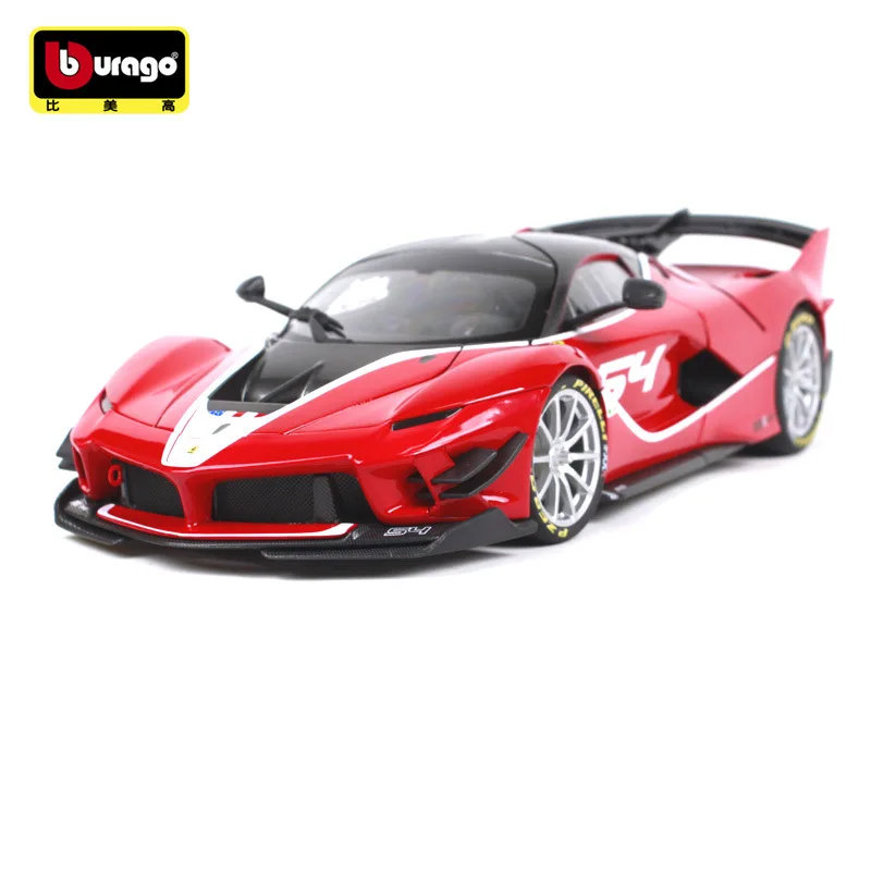 (JZ) Bburago 1/18 1:18 Ferrari FXX K EVO Спортивная модель с литым дисплеем игрушка на день